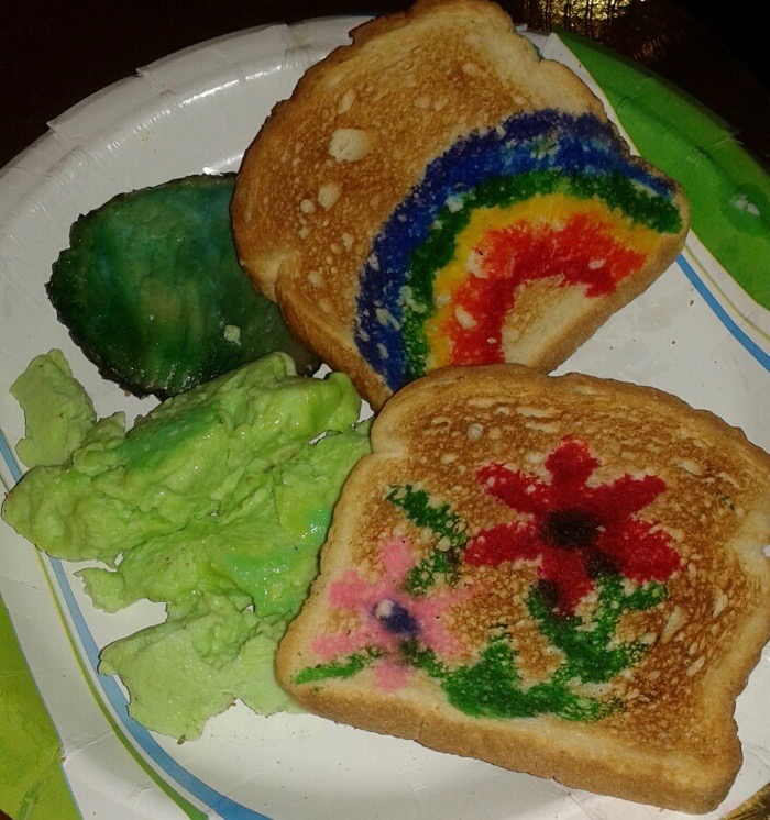 945am Shelter Rock Library Green Eggs & Ham with Toast Art
